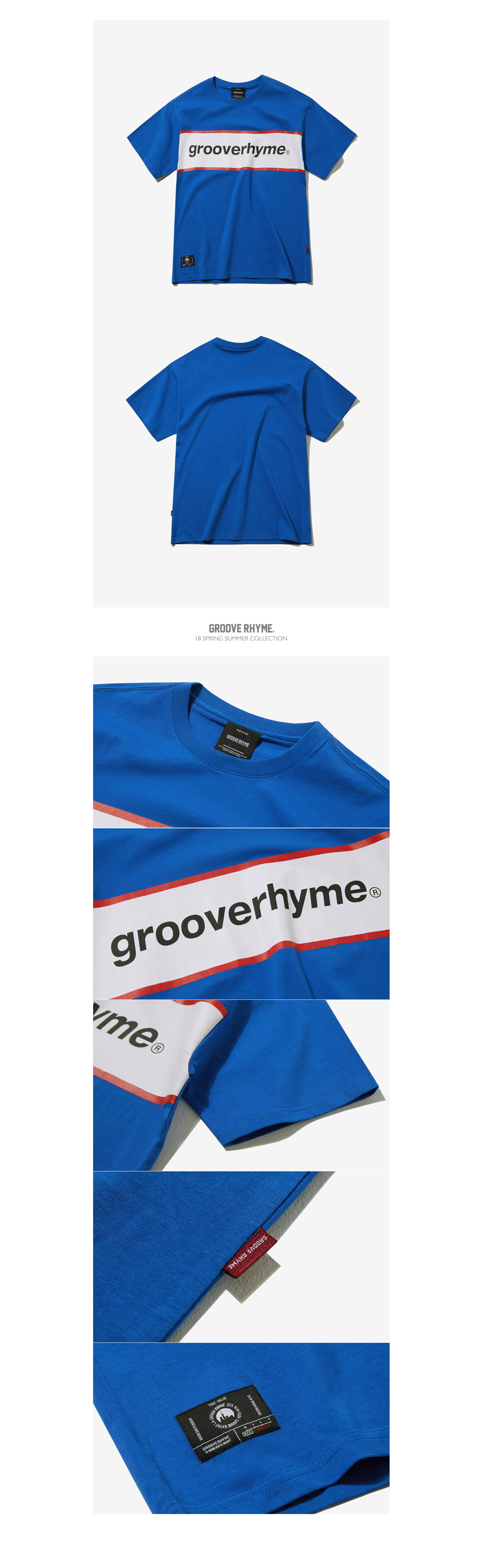 *GROOVE RHYME*チェストラバーTシャツオーバーフィットBL | 詳細画像3