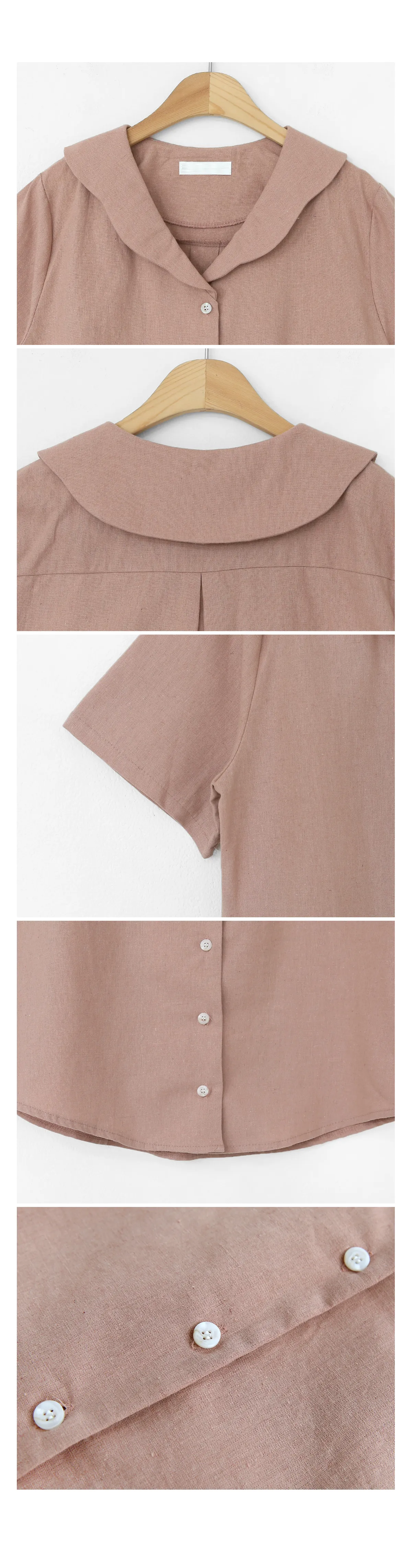 スカラップセーラーカラーシャツ・全3色 | DHOLIC | 詳細画像10