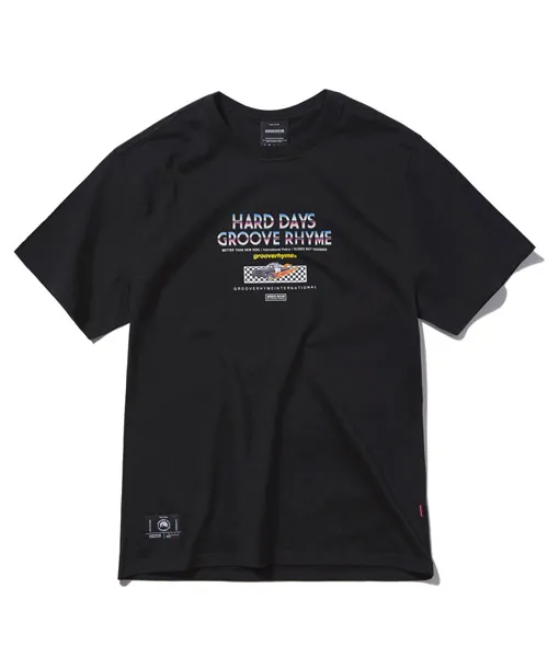 *GROOVE RHYME*ロゴカーTシャツBK | 詳細画像1