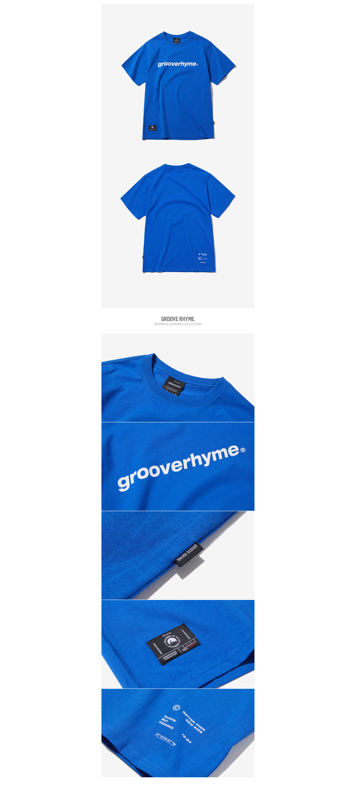 *GROOVE RHYME*ロゴTシャツ3BL | 詳細画像3