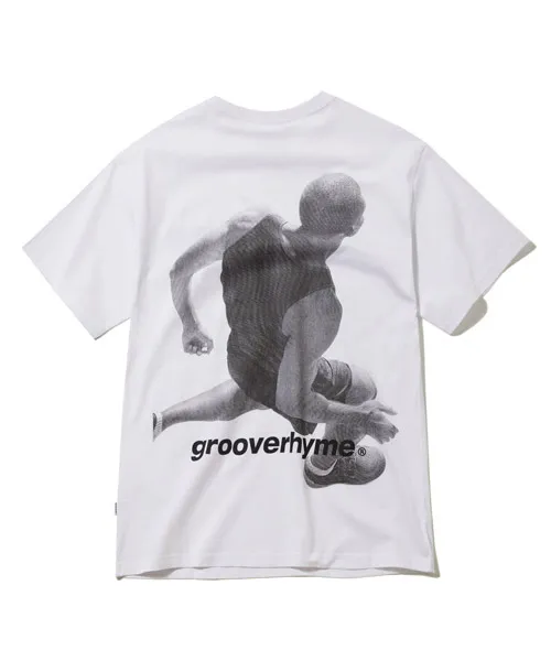 *GROOVE RHYME*ランニングメンTシャツオーバーフィットWH | 詳細画像1