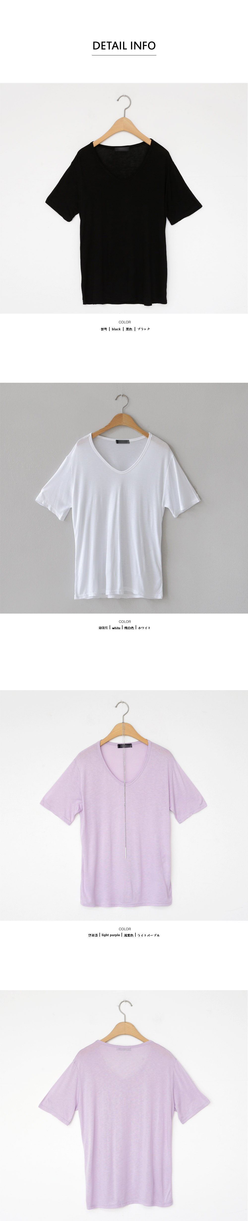 ネックレスSET半袖Tシャツ・全3色 | DHOLIC PLUS | 詳細画像11