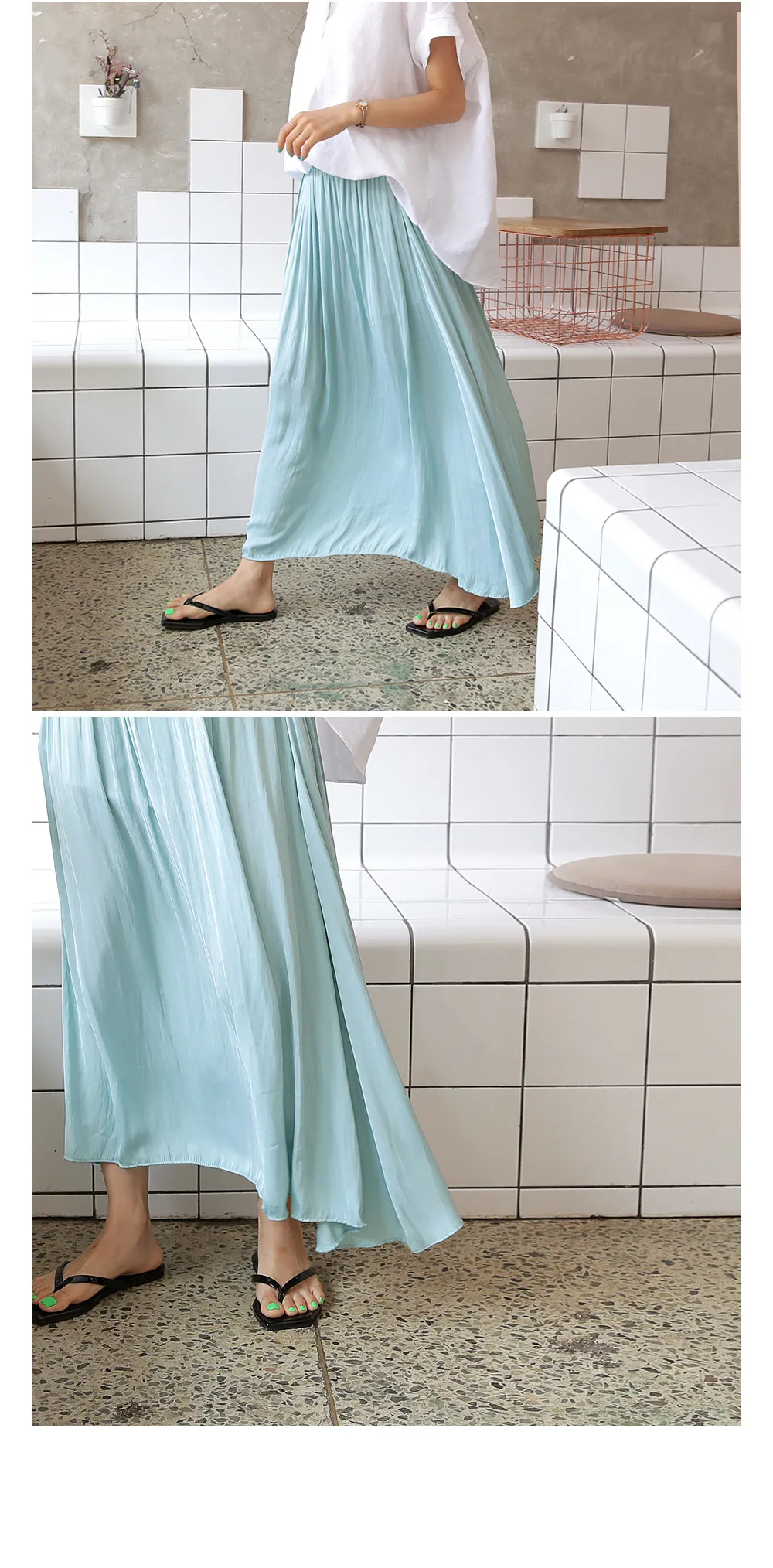 ギャザーフレアスカート・全4色 | DHOLIC PLUS | 詳細画像9