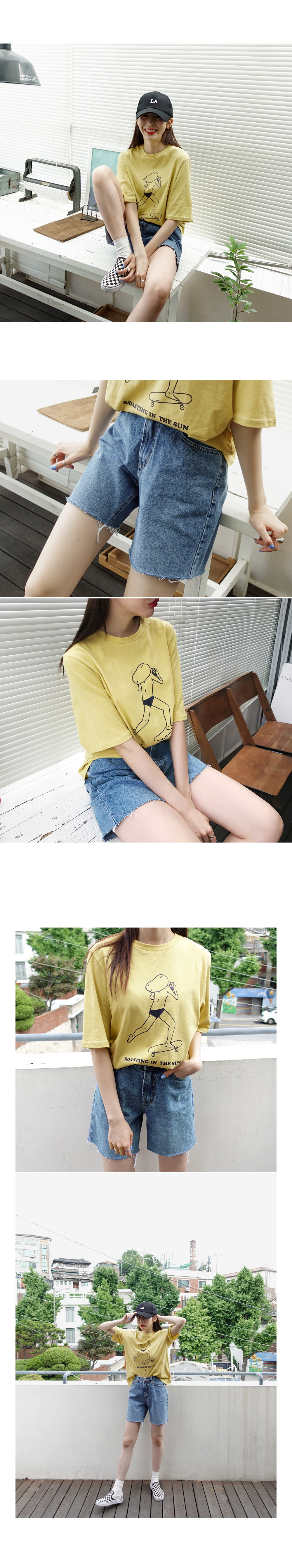 イラストレタリングTシャツ・全4色 | DHOLIC | 詳細画像6