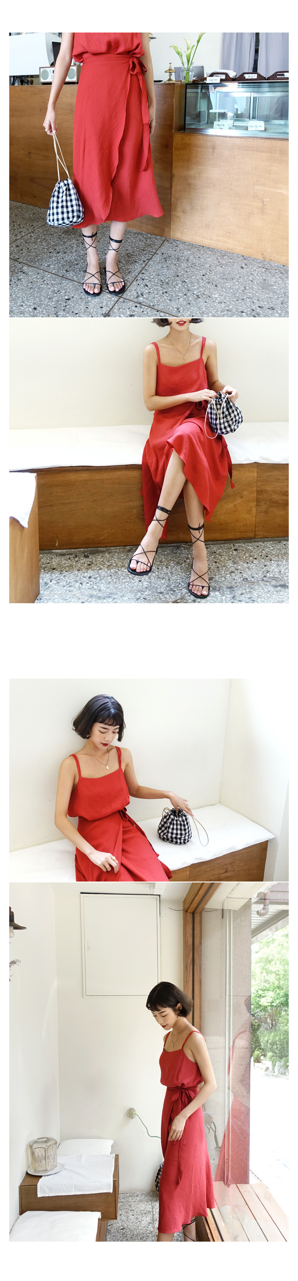 スリーブレス&ラップロングスカートSET・全3色 | DHOLIC | 詳細画像8