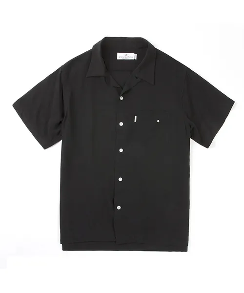 *SAINTPAIN*レーヨンベーシックシャツ(ブラック)  | 詳細画像1