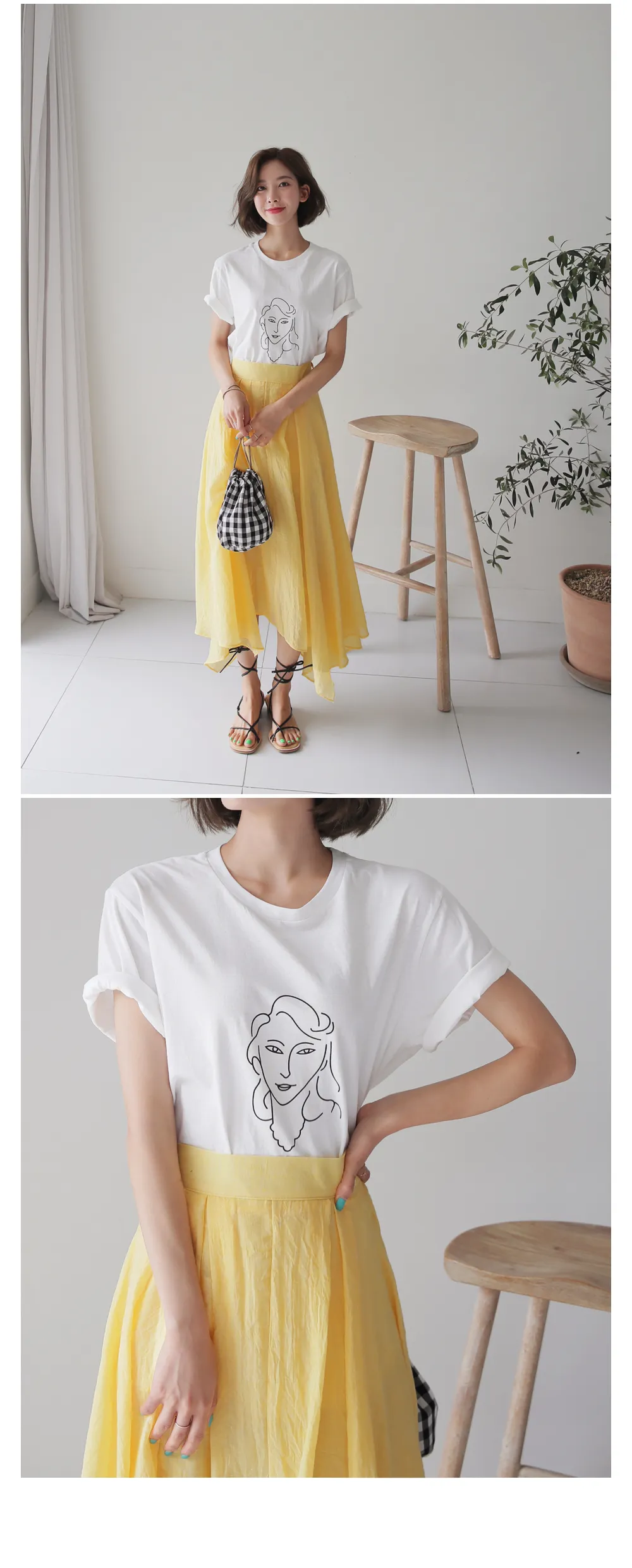 ガールフェイスプリントTシャツ・全2色 | DHOLIC PLUS | 詳細画像9