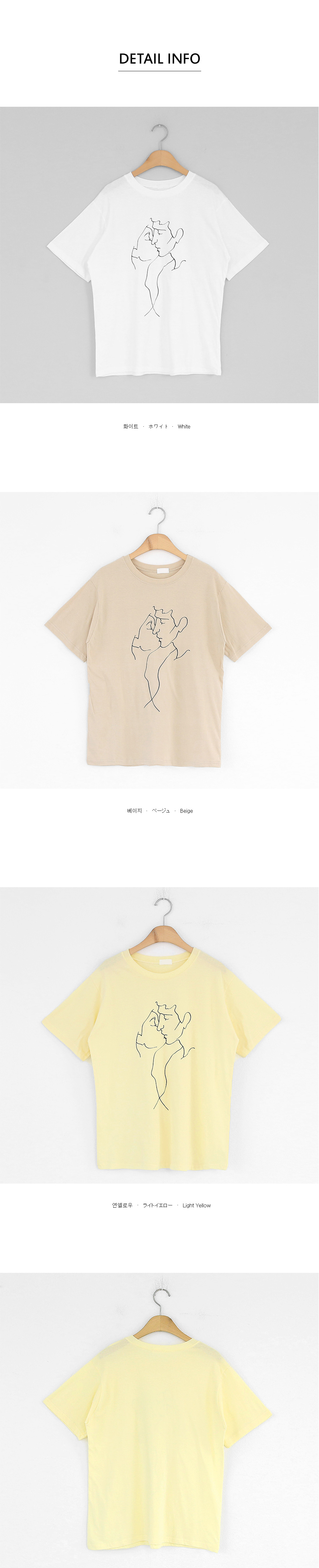 キスプリントコットンTシャツ・全3色 | DHOLIC | 詳細画像7