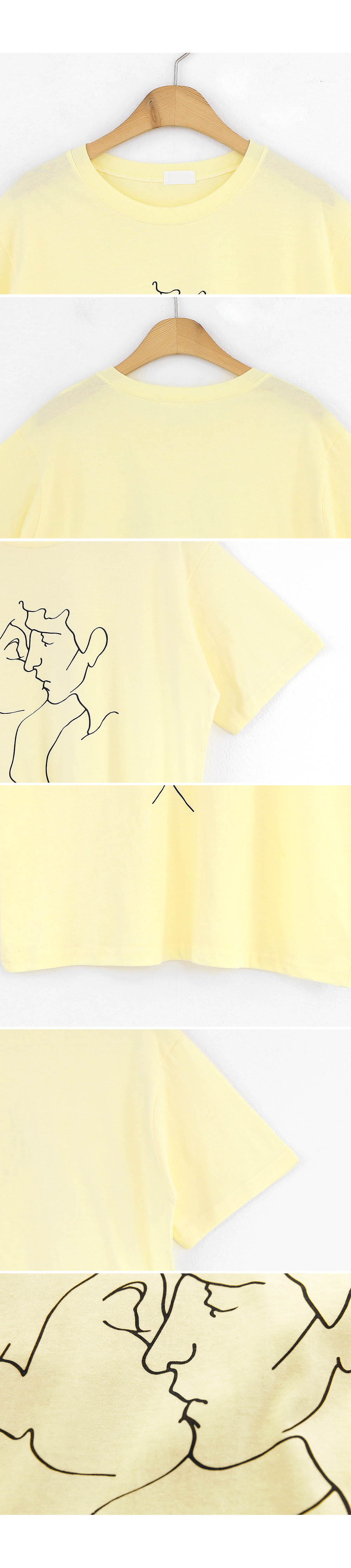 キスプリントコットンTシャツ・全3色 | DHOLIC | 詳細画像8