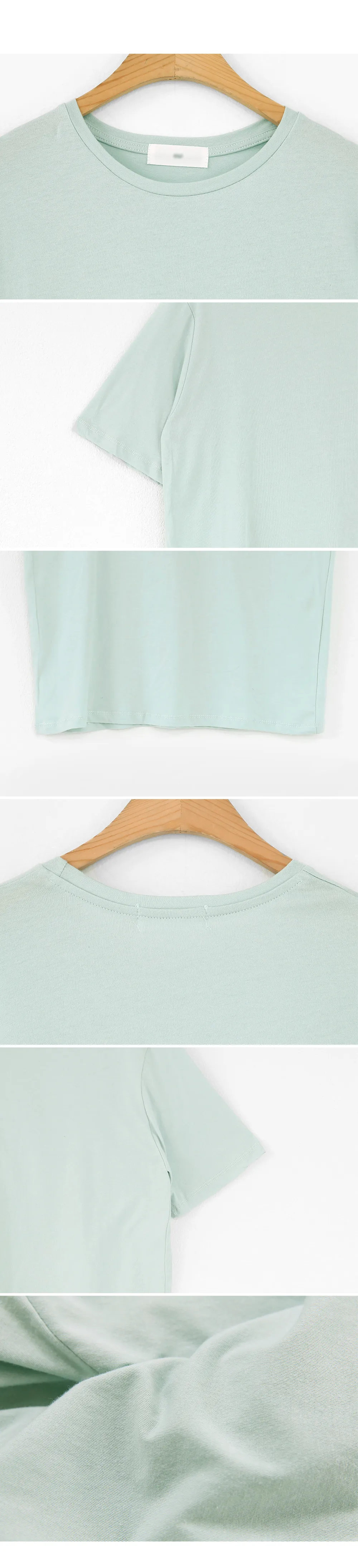 ライトカラーラウンドネックTシャツ・全4色 | DHOLIC | 詳細画像10