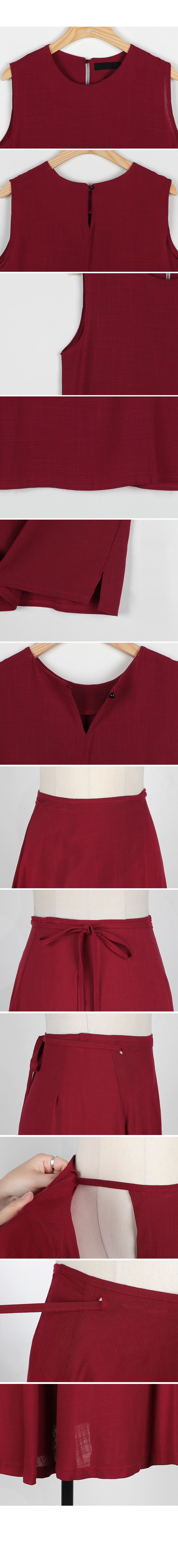スリーブレス&ラップスカートSET・全3色 | DHOLIC | 詳細画像6