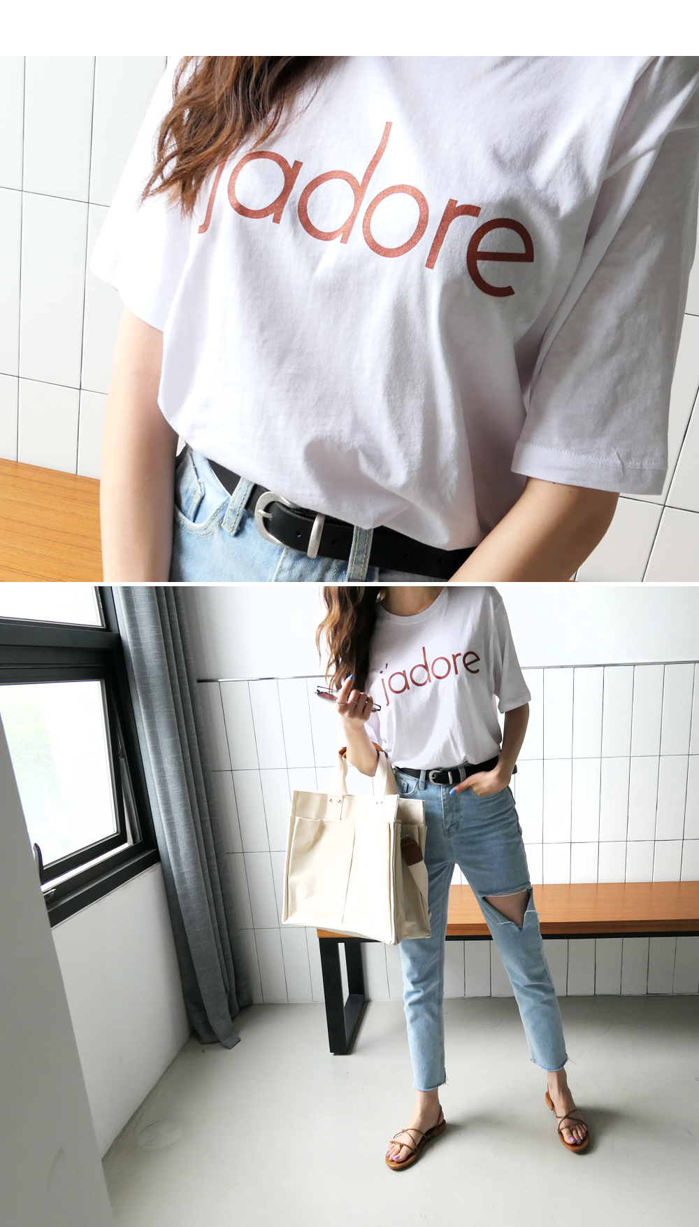 クロスストラップトングサンダル・全6色 | DHOLIC | 詳細画像4