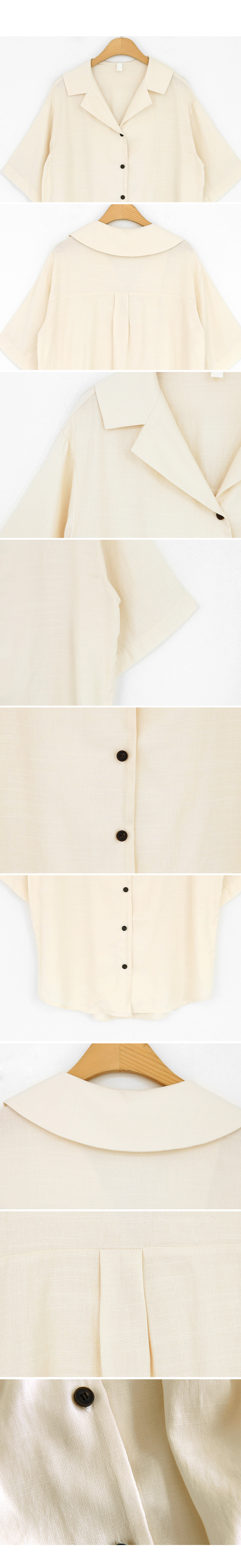 オープンカラー半袖ブラウス・全4色 | DHOLIC | 詳細画像12