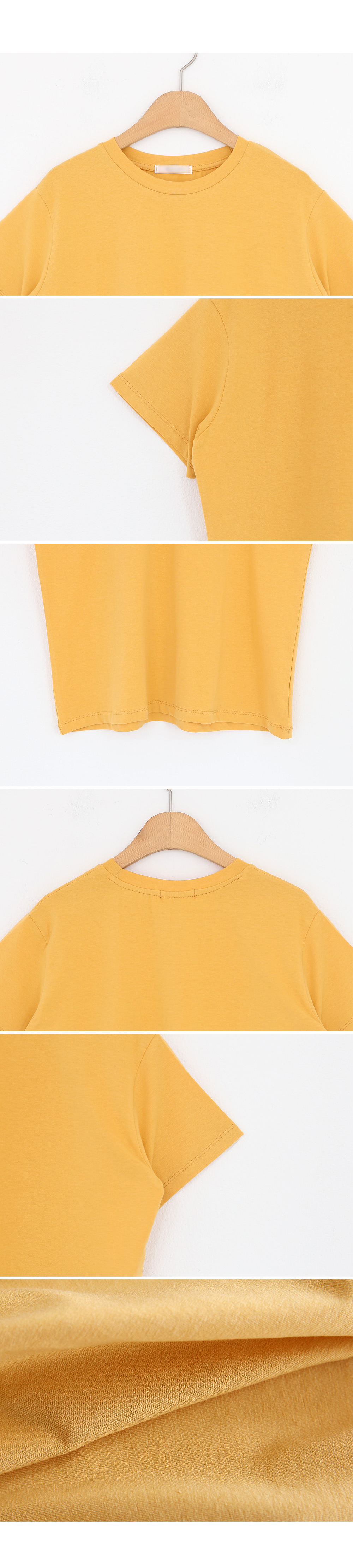 半袖ソリッドカラーTシャツ・全6色 | DHOLIC | 詳細画像10