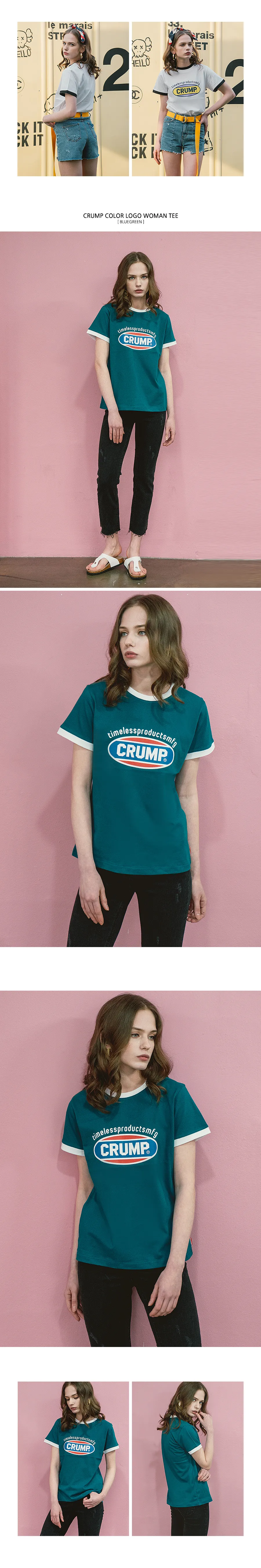 *CRUMP*カラーロゴウーマンTシャツブラック | 詳細画像4