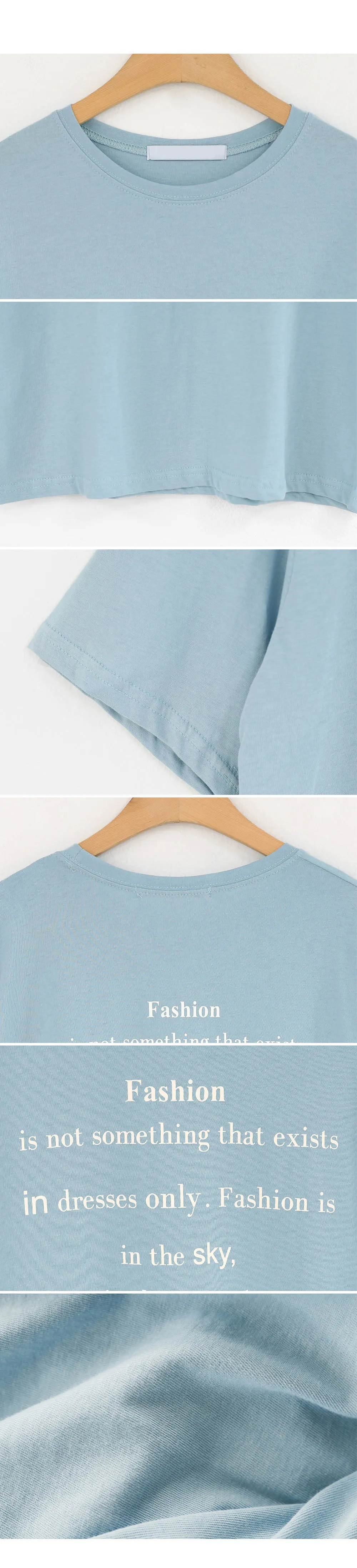 バックレタリングコットンTシャツ・全4色 | DHOLIC | 詳細画像12