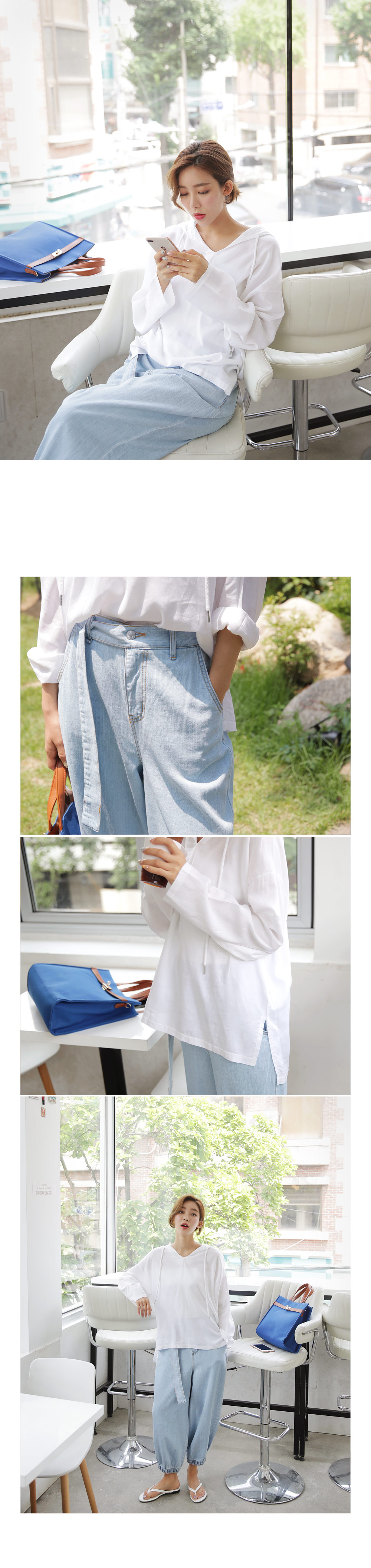 ウエストストラップデニムジョガーパンツ・全2色 | DHOLIC PLUS | 詳細画像3