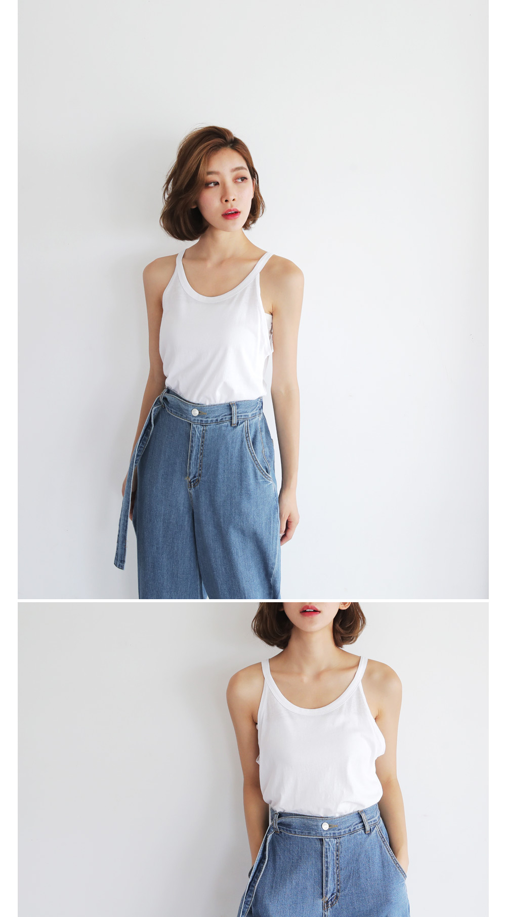 ウエストストラップデニムジョガーパンツ・全2色 | DHOLIC PLUS | 詳細画像14