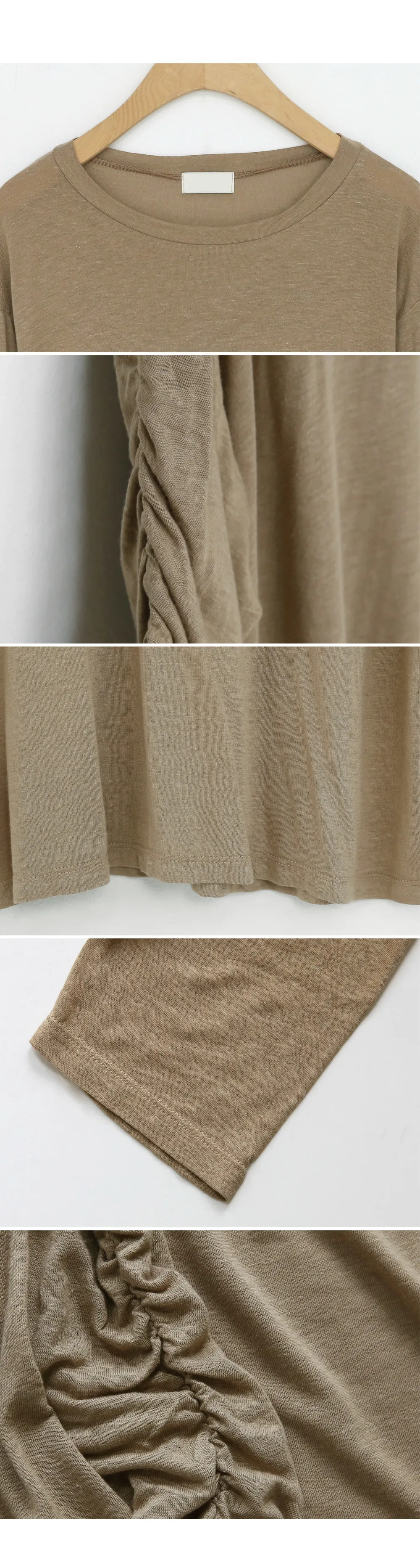 スリーブギャザーTシャツ・全3色 | DHOLIC PLUS | 詳細画像14