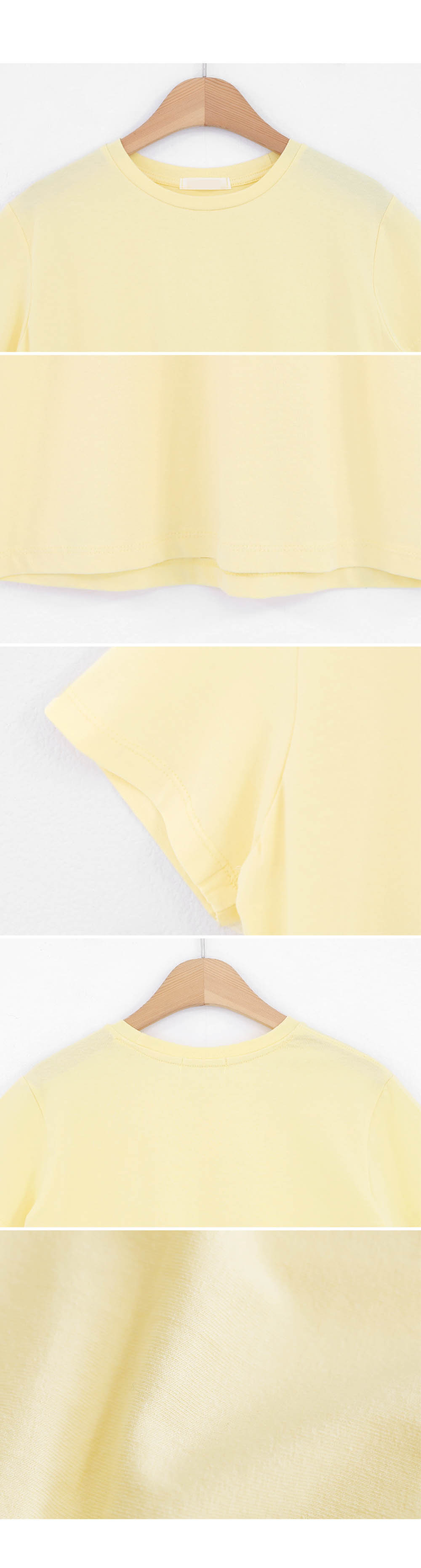 ソリッドカラーショートスリーブTシャツ・全5色 | DHOLIC | 詳細画像10