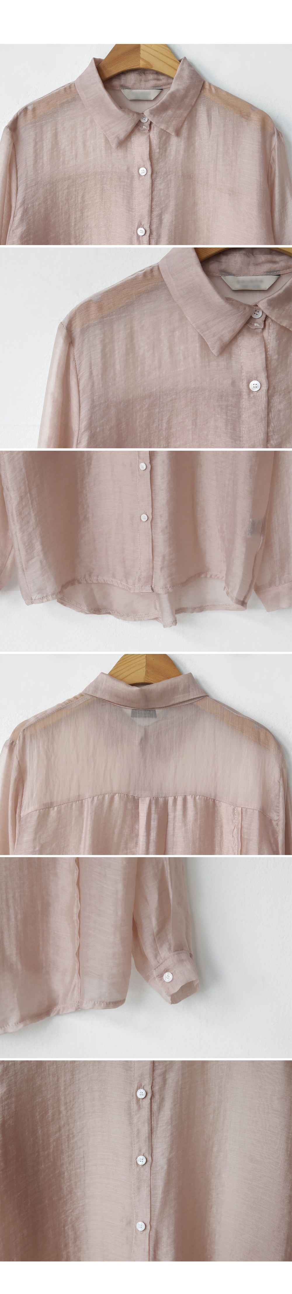 テンセル混シアーシャツ・全3色 | DHOLIC PLUS | 詳細画像15