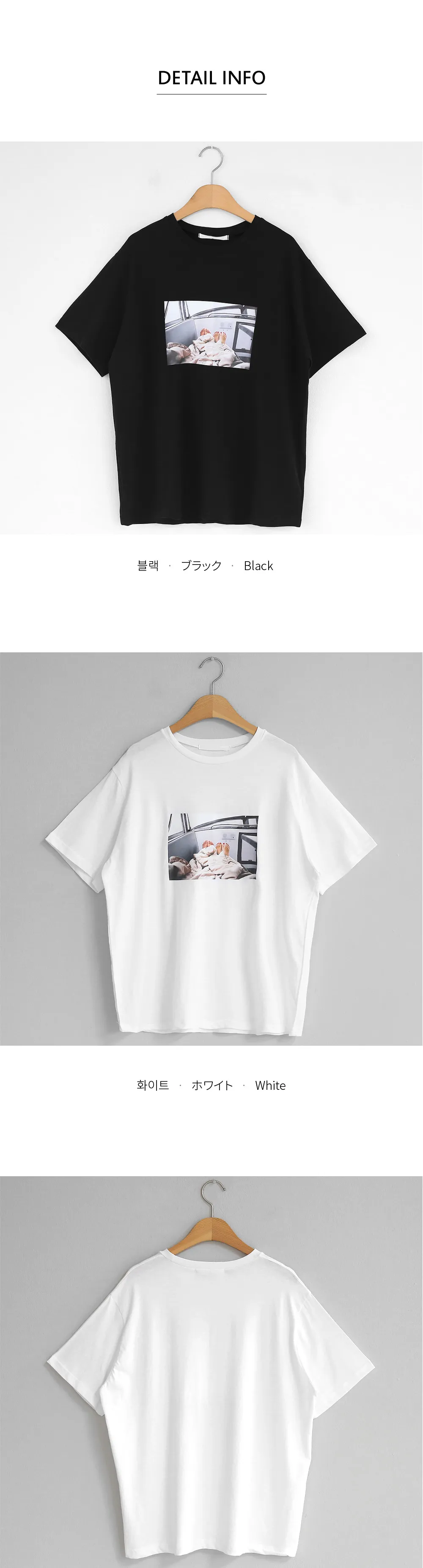 フォトプリントコットンTシャツ・全2色 | DHOLIC | 詳細画像6