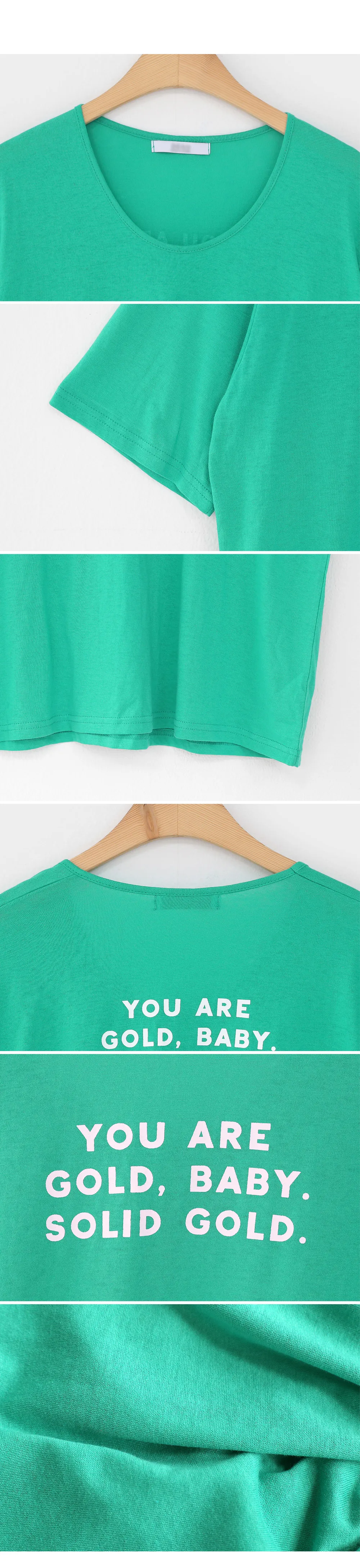 UネックバックレタリングTシャツ・全4色 | DHOLIC | 詳細画像10