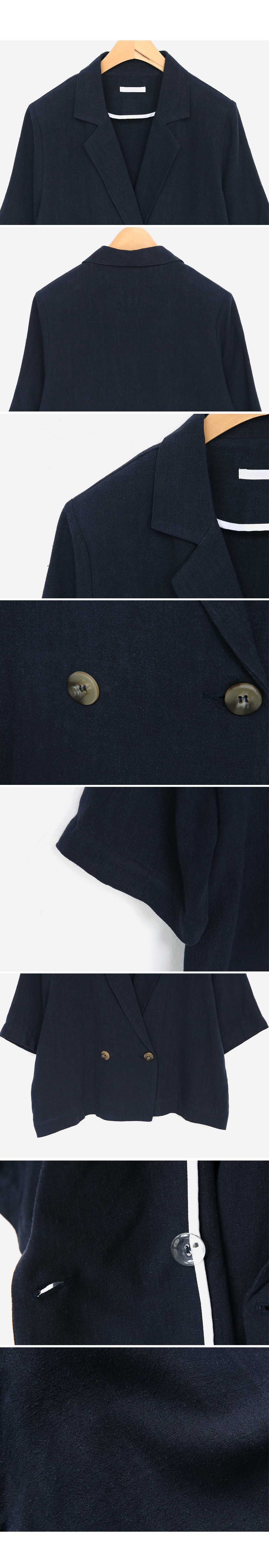 リネン混ショートジャケット・全2色 | DHOLIC PLUS | 詳細画像13