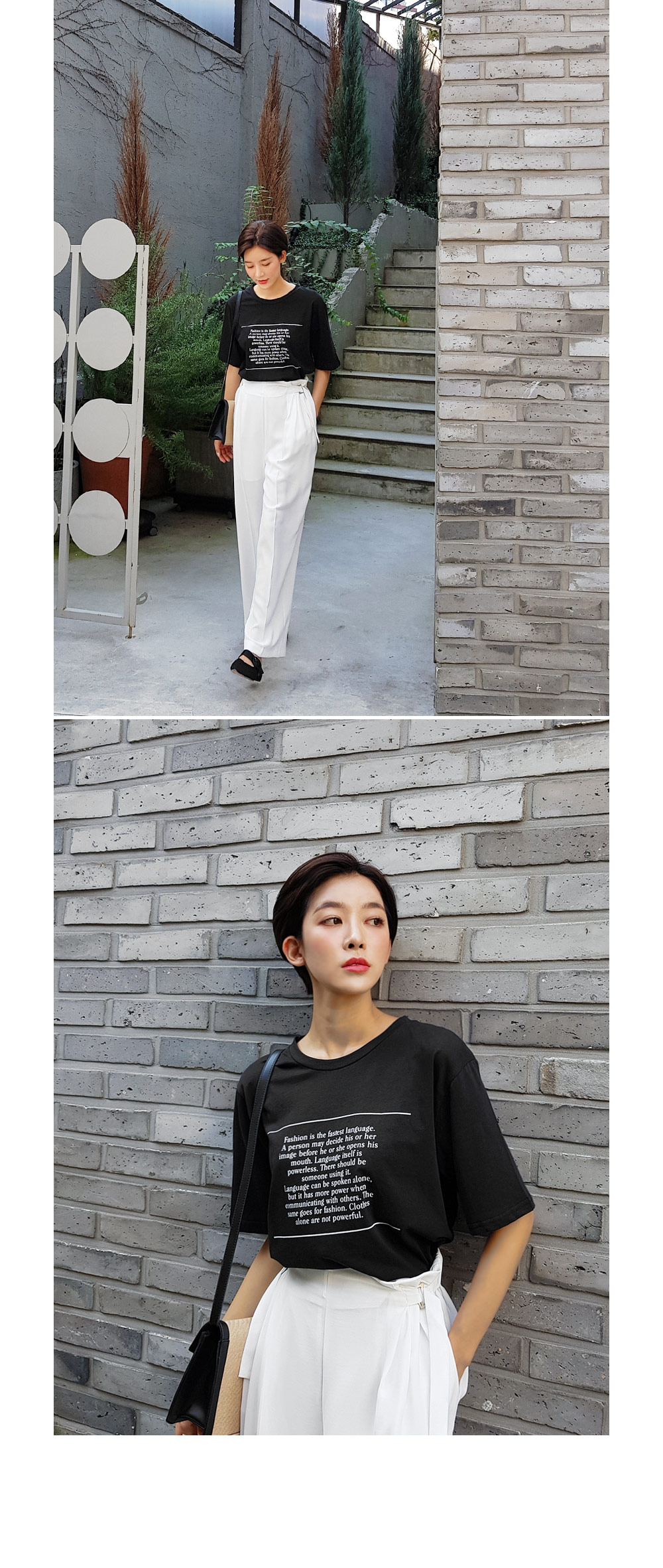 FashionレタリングTシャツ・全3色 | DHOLIC PLUS | 詳細画像4