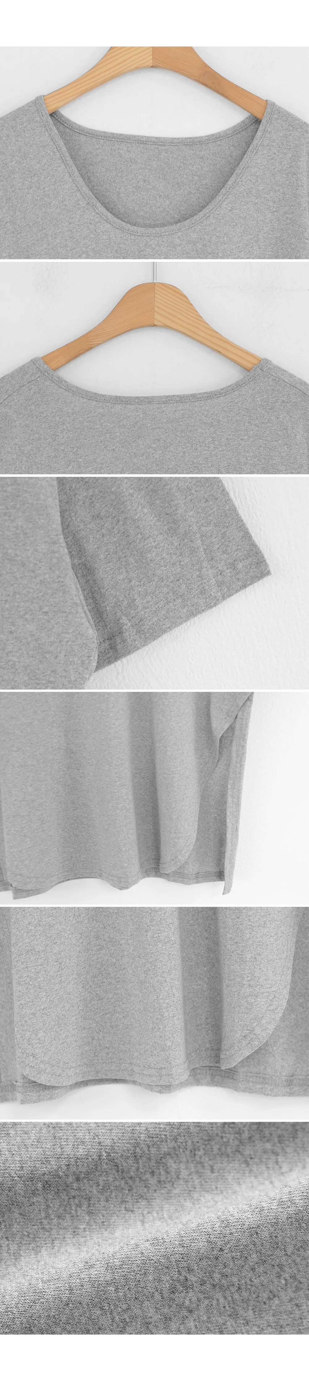 スリットUネックTシャツ・全3色 | DHOLIC | 詳細画像9