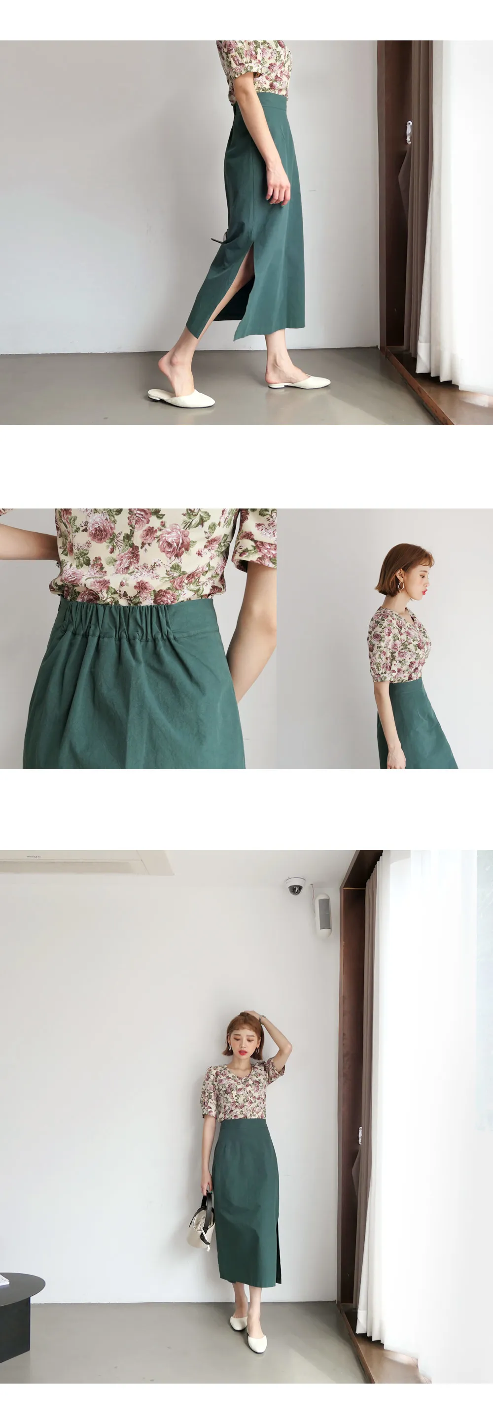 サイドスリットAラインスカート・全3色 | DHOLIC | 詳細画像7