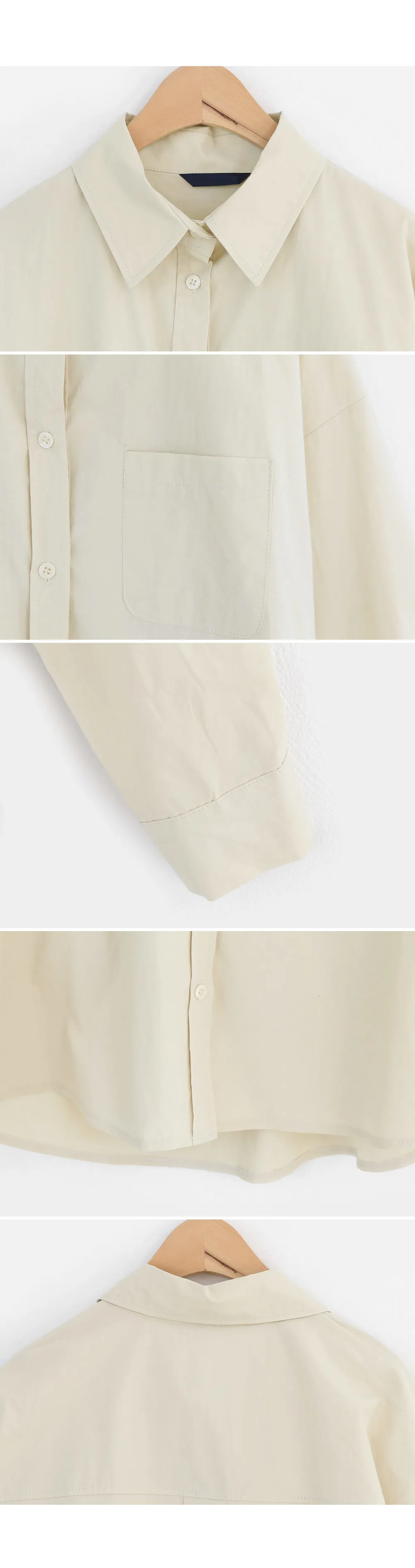 コットンオーバーサイズシャツ・全4色 | DHOLIC | 詳細画像14