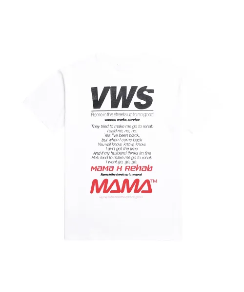*VANNWORKS*VWSバックTシャツ(VNAHTS105)ホワイト | 詳細画像1