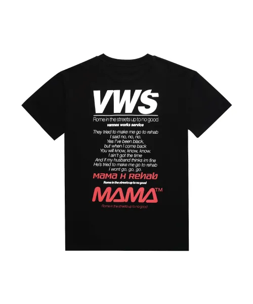 *VANNWORKS*VWSバックTシャツ(VNAHTS105)ブラック | 詳細画像1