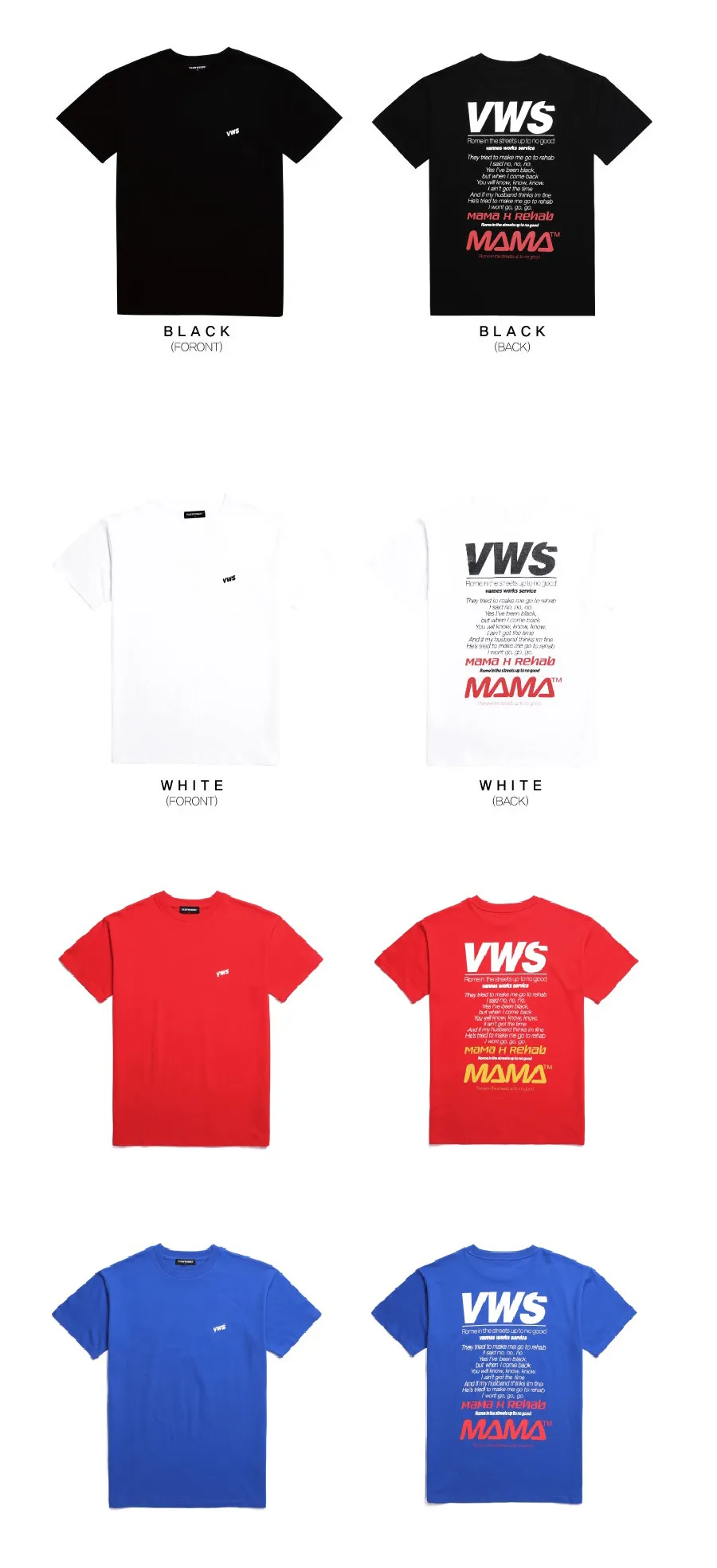 *VANNWORKS*VWSバックTシャツ(VNAHTS105)ブラック | 詳細画像3