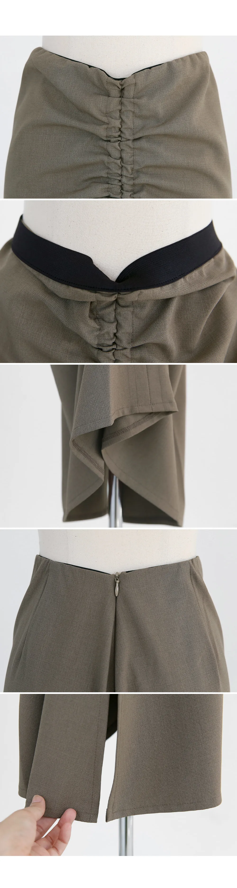 ギャザーアンバランススカート・全2色 | DHOLIC | 詳細画像8