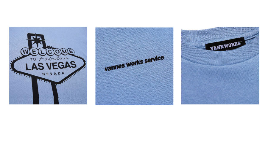 *VANNWORKS*ラスベガスTシャツ(VNAHTS123)ライトブルー | 詳細画像6