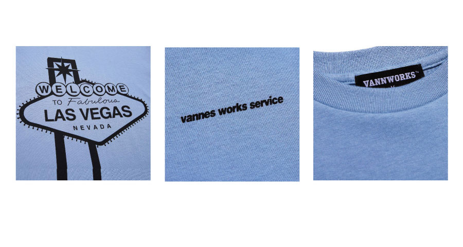 *VANNWORKS*ラスベガスTシャツ(VNAHTS123)ホワイト | 詳細画像6