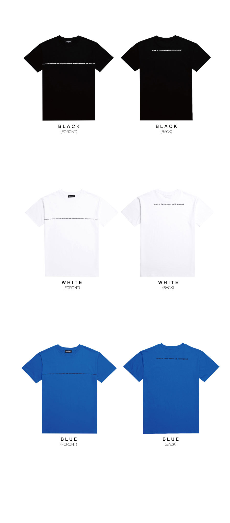 *VANNWORKS*ネームTシャツ(VNAHTS127)ブルー | 詳細画像3