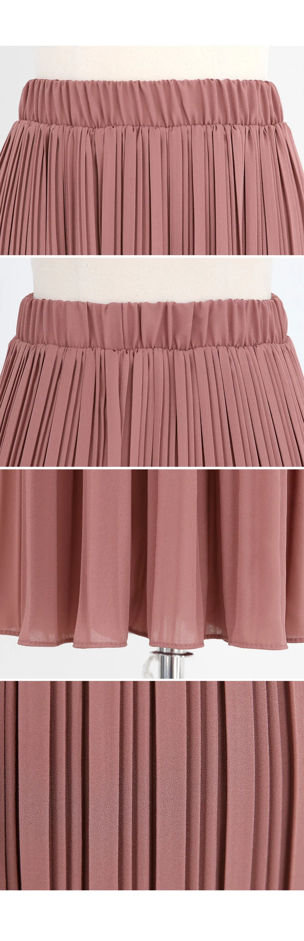 プリーツAラインスカート・全4色 | DHOLIC | 詳細画像7