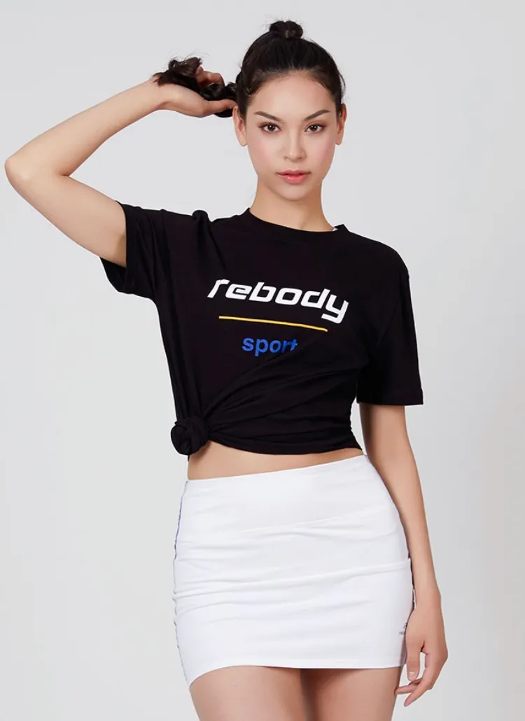 rebody sportsレタリングTシャツ | rebody | 詳細画像1