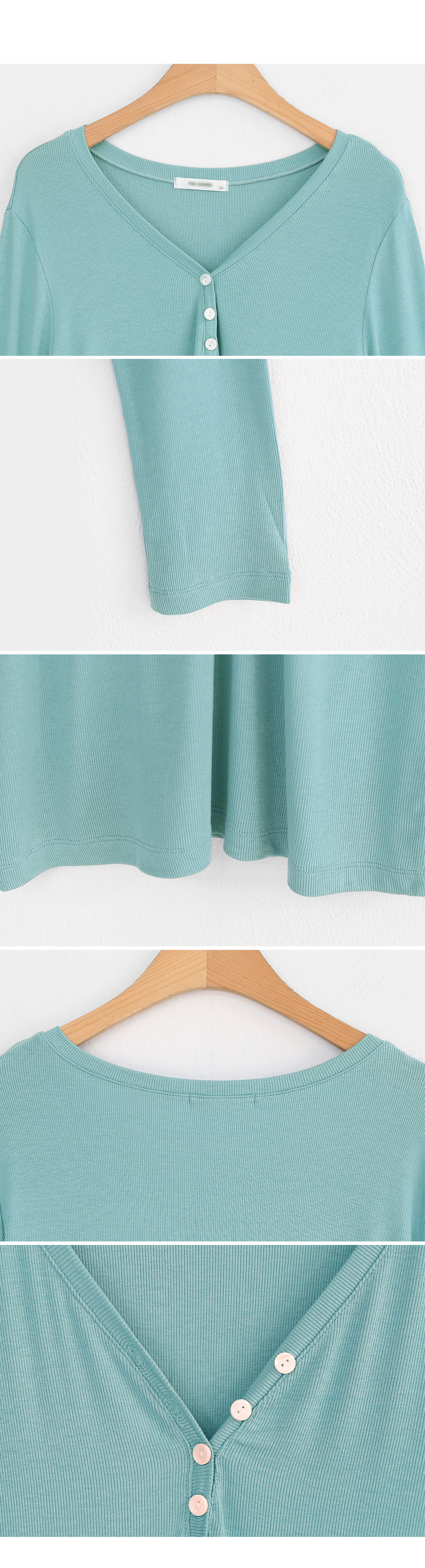 ボタンVネックTシャツ・全5色 | DHOLIC | 詳細画像10