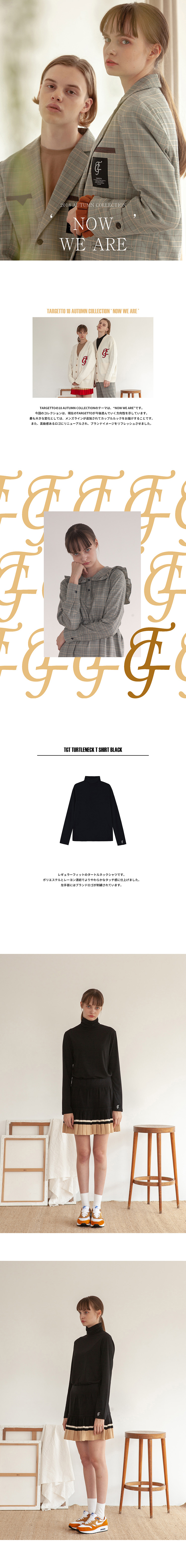 *TARGETTO*タートルネックTシャツ(ブラック) | 詳細画像2