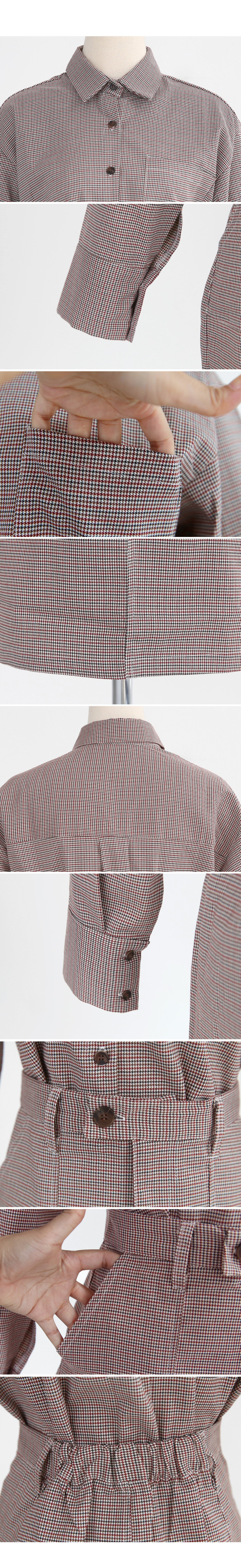 チェックシャツ&ミニスカートSET・全2色 | DHOLIC | 詳細画像8