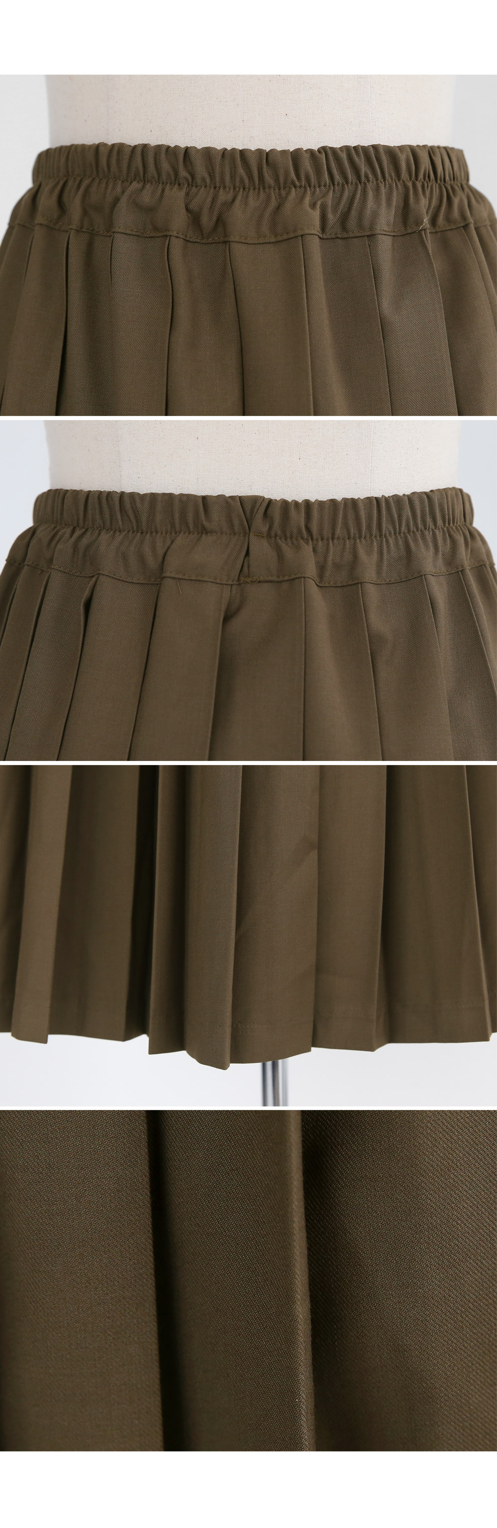 ウエストゴムプリーツスカート・全2色 | DHOLIC | 詳細画像8