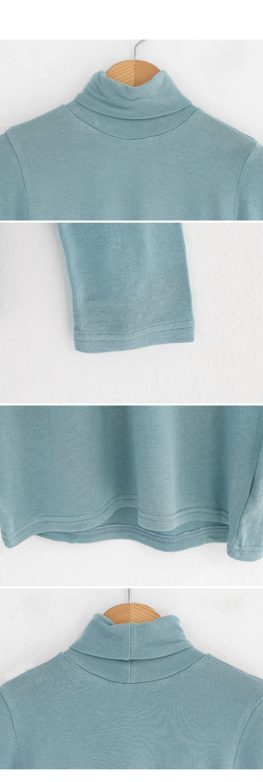 テンセル混タートルネックTシャツ・全8色 | DHOLIC | 詳細画像13