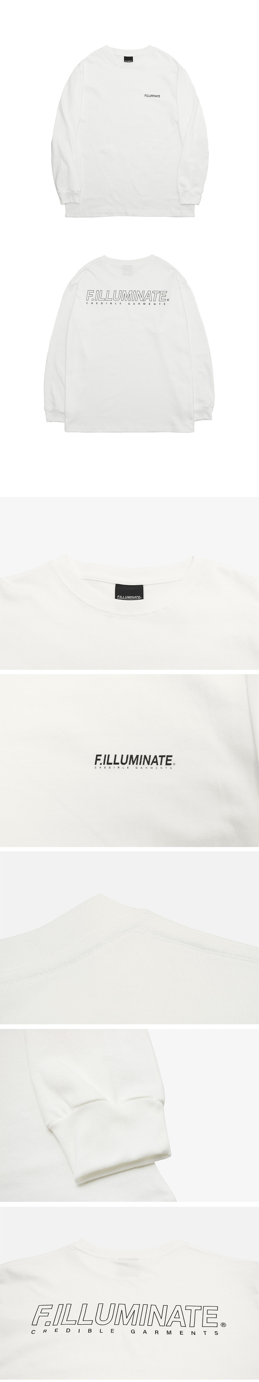 *F.ILLUMINATE*ユニセックスロゴTシャツ(アイボリー) | 詳細画像6