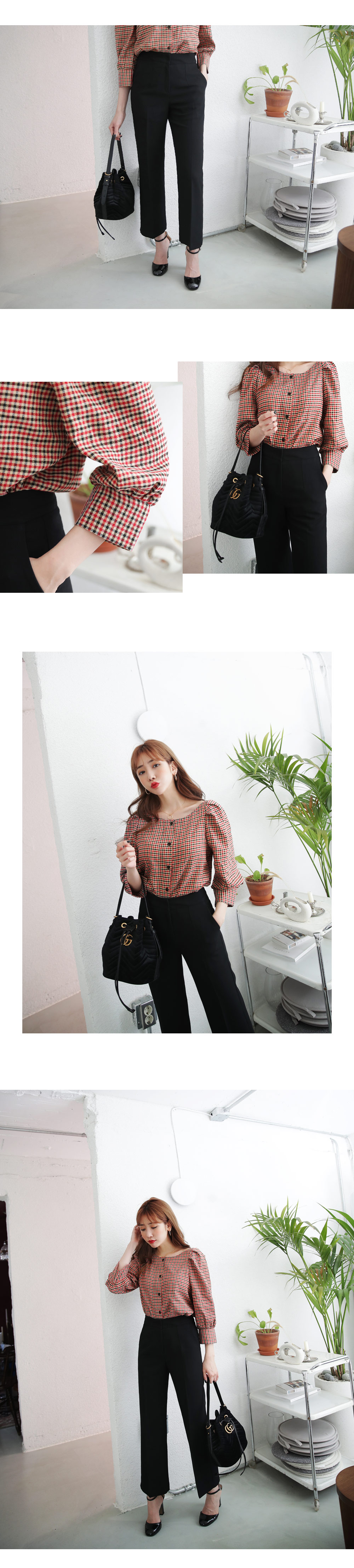 ストレートハイウエストパンツ・全3色 | DHOLIC | 詳細画像5