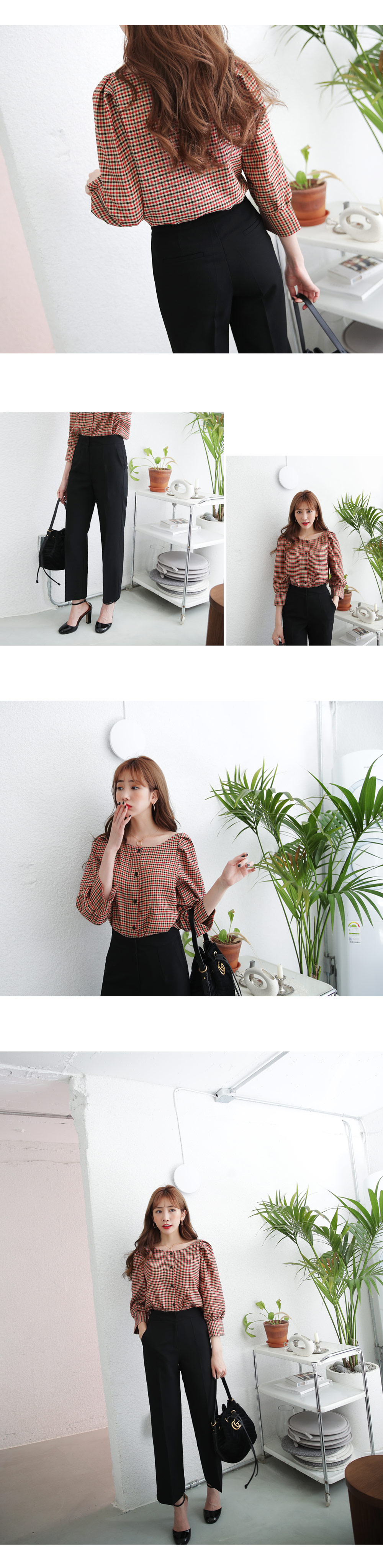 ストレートハイウエストパンツ・全3色 | DHOLIC | 詳細画像6