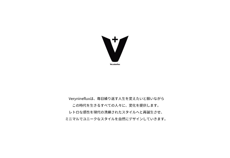 *Verynineflux*Vマークロゴバックパック(ブラック) | 詳細画像2